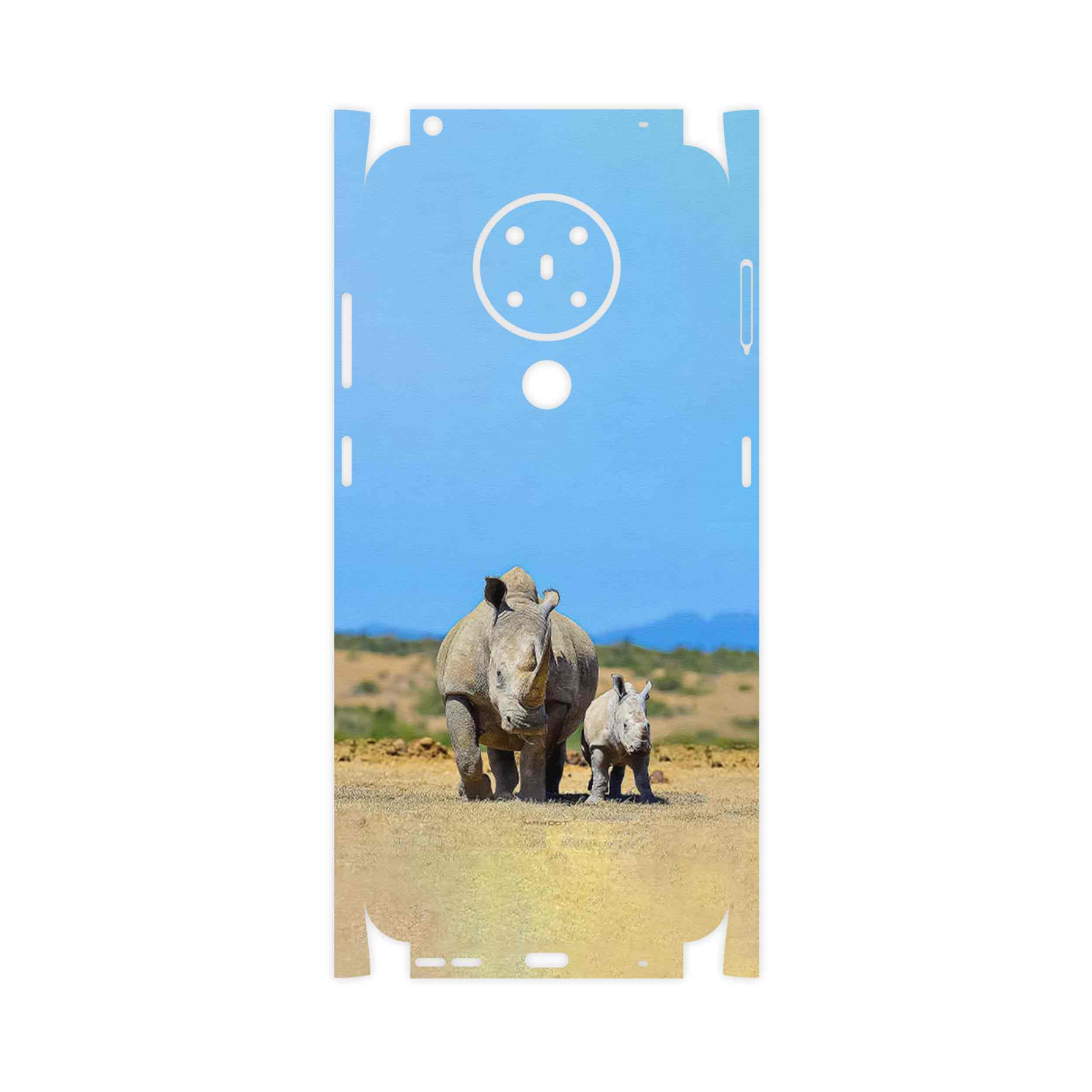 برچسب پوششی ماهوت مدل Rhino-FullSkin مناسب برای گوشی موبایل نوکیا 5.3