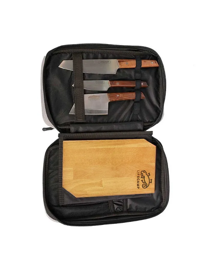 ست چاقو و تخته چهار تکه ژاپنی life camp مشخصات  خرید محصول