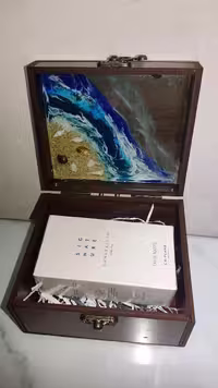 پک هدیه چوبی رزینی،عطرمردانه سیگنچرجنریشن اوریفلیم 75 میل
