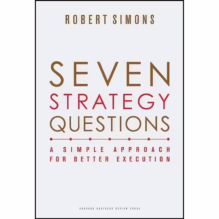 کتاب زبان اصلی Seven Strategy Questions اثر Robert Simons