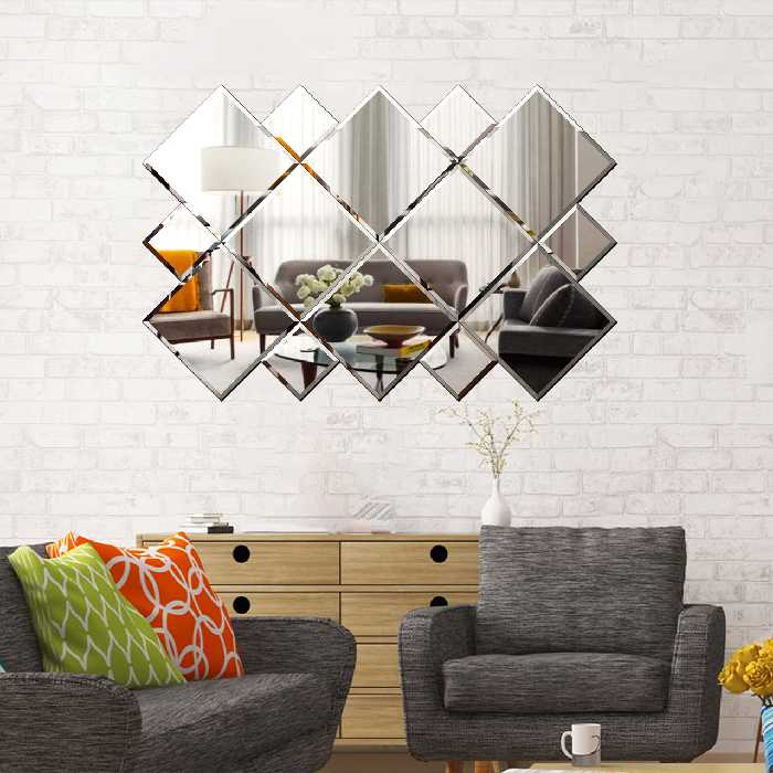 آینه دکوراتیو تجسم مدل ZOMOROD03 - آینه و روشویی تجسم