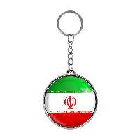 جاکلیدی خندالو طرح پرچم ایران مدل دوطرفه کد 2052220517