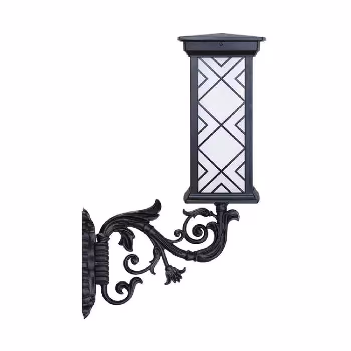 چراغ دیواری حیاطی و پارکی بیتانور مدل درتا بلند طرح دار کد 480422BT