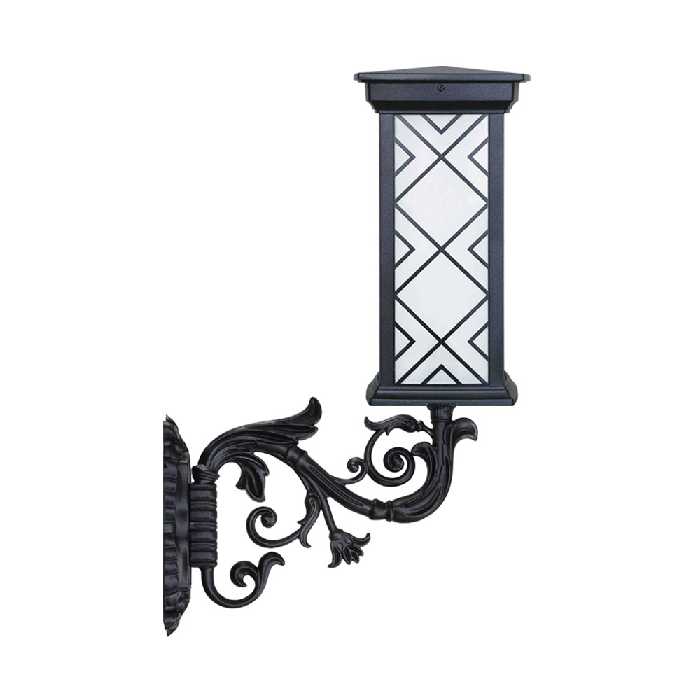 چراغ دیواری حیاطی و پارکی بیتانور مدل درتا بلند طرح دار کد 480422BT