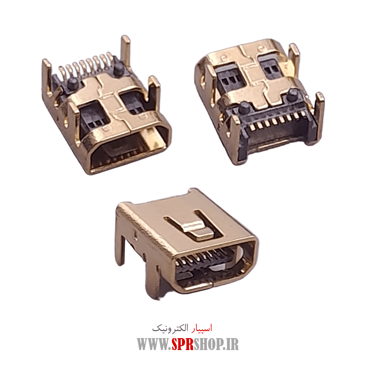 مادگی USB دوربينی خوابيده 8 پايه روبردی (136)