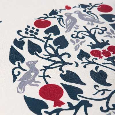 رومیزی چاپ دستی گدار مدل درخت انار