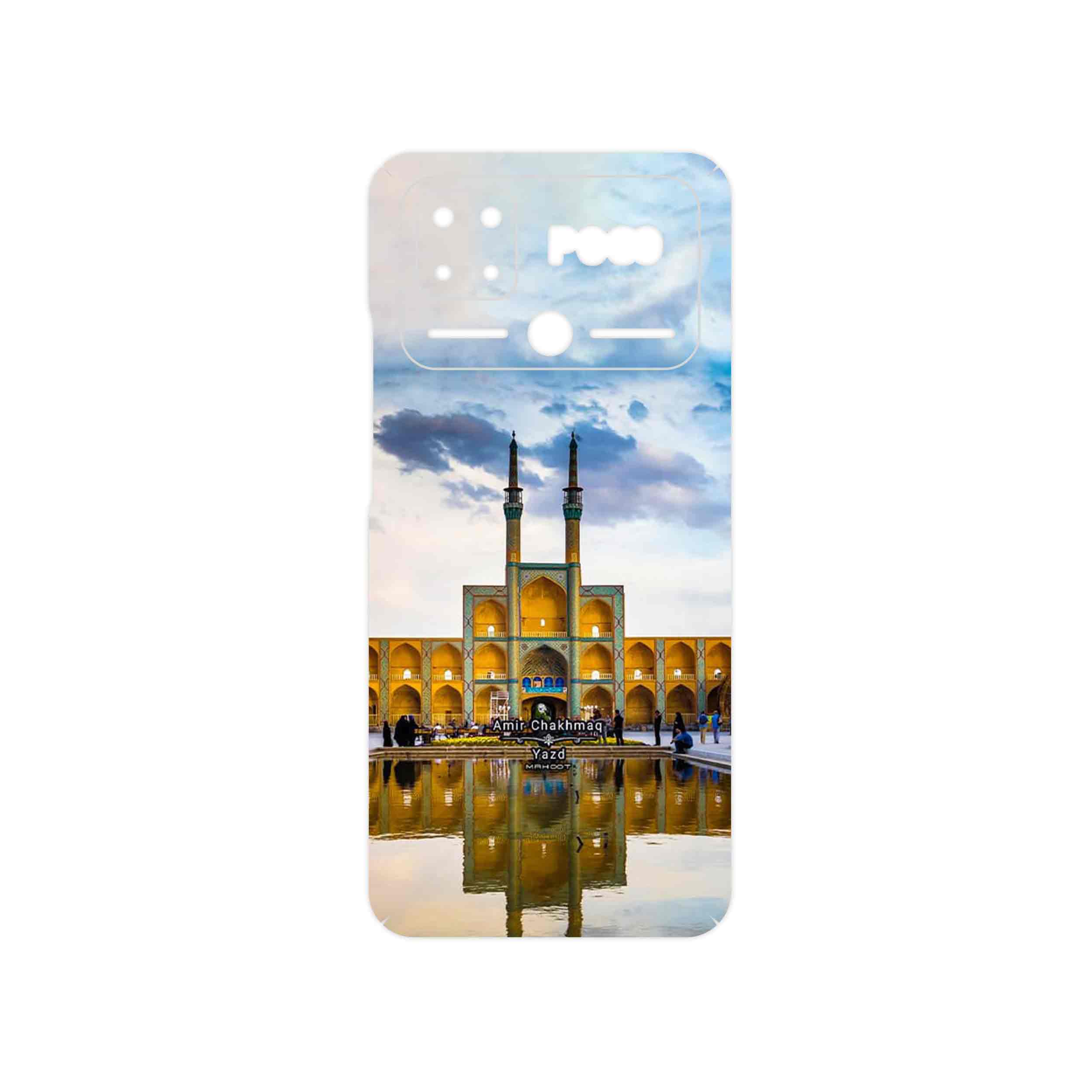 برچسب پوششی ماهوت مدل Amir Chakhmaq Square Yazd مناسب برای گوشی موبایل شیائومی Poco C40