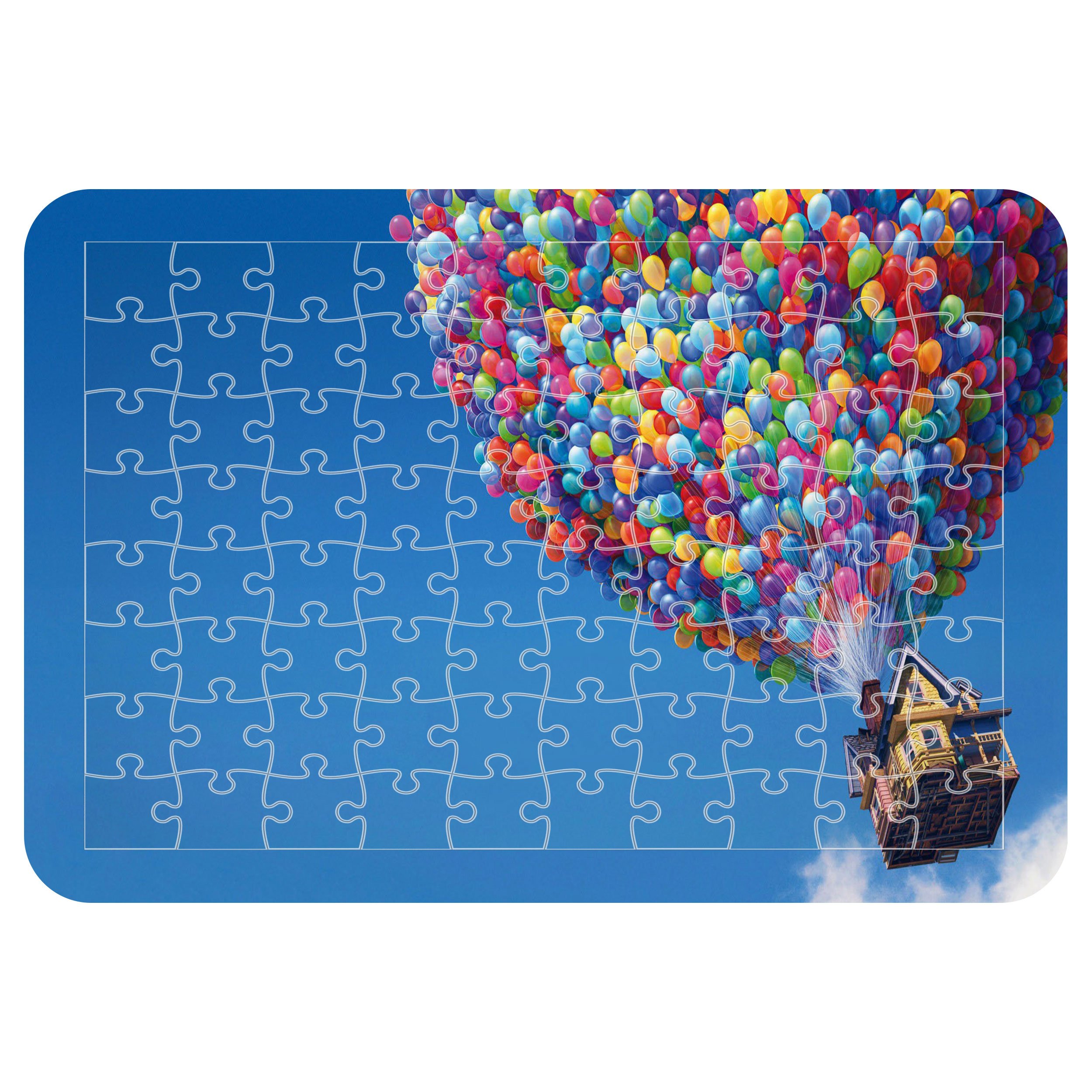 پازل 54 تکه اطلس آبی طرح کارتون آپ مدل P1925