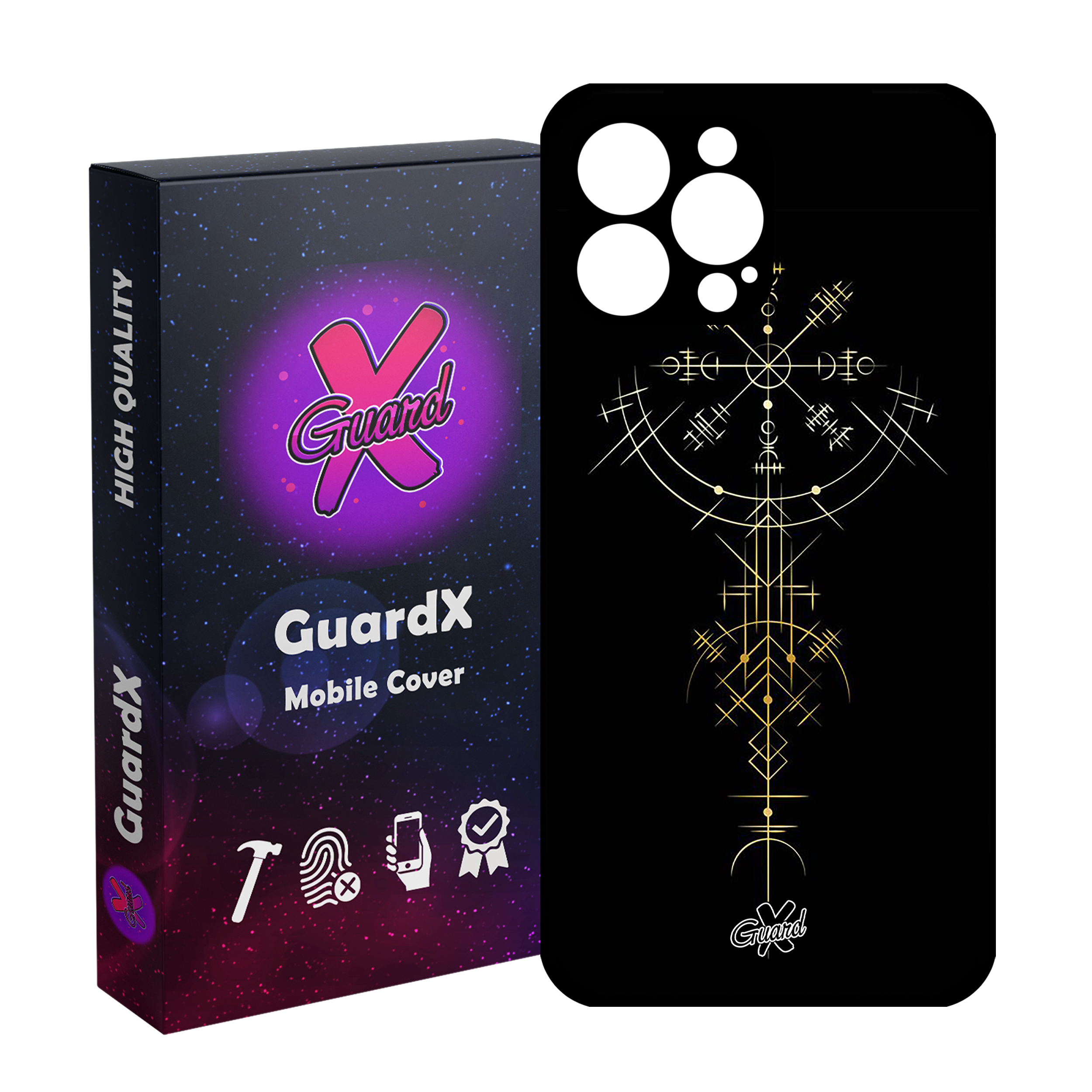 کاور گارد ایکس طرح Shape مدل Glass10238 مناسب برای گوشی موبایل اپل iPhone 12 Pro Max