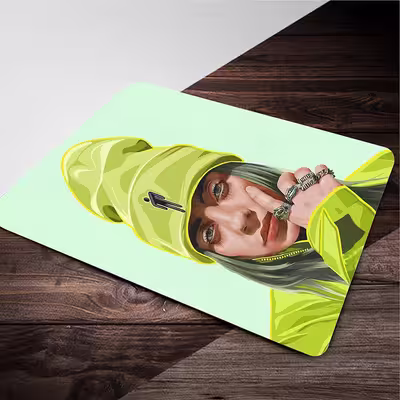 ماوس پد طرح Billie Eilish کد 3293