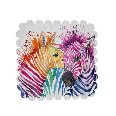 رومیزی طرح حیوان کد 6218B