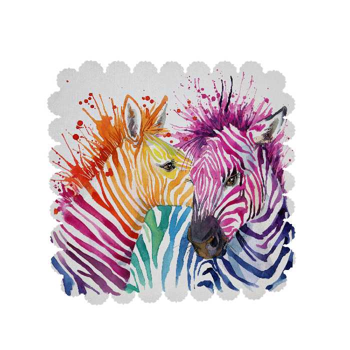  رومیزی طرح حیوان کد 6218B