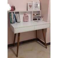 میز تحریر دو کشو شلف دار | choobsub