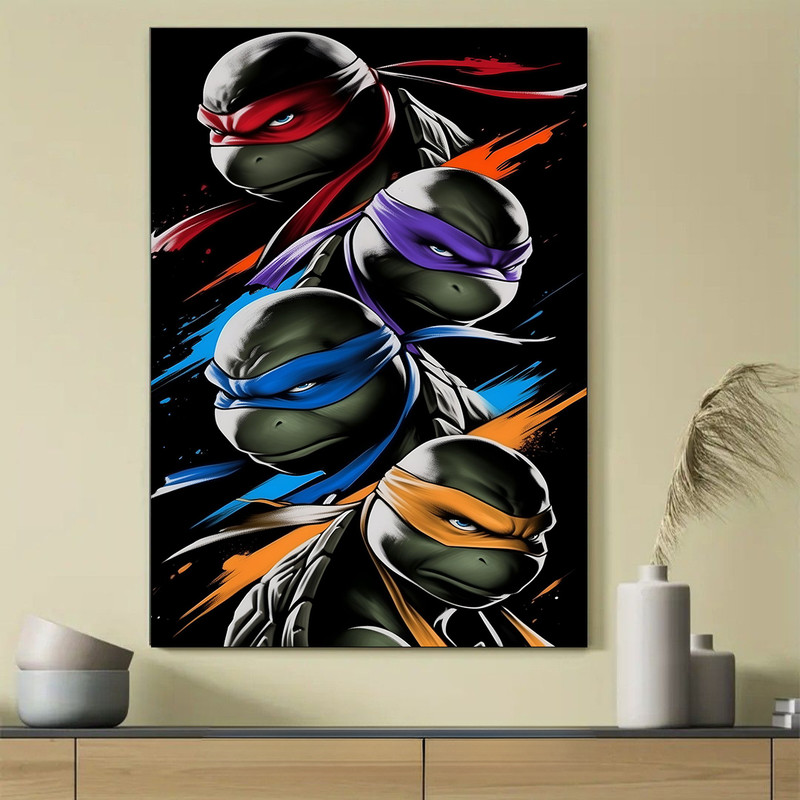 تابلو شاسی مدل لاکپشت نینجا کد 8542 | دنیای قاب