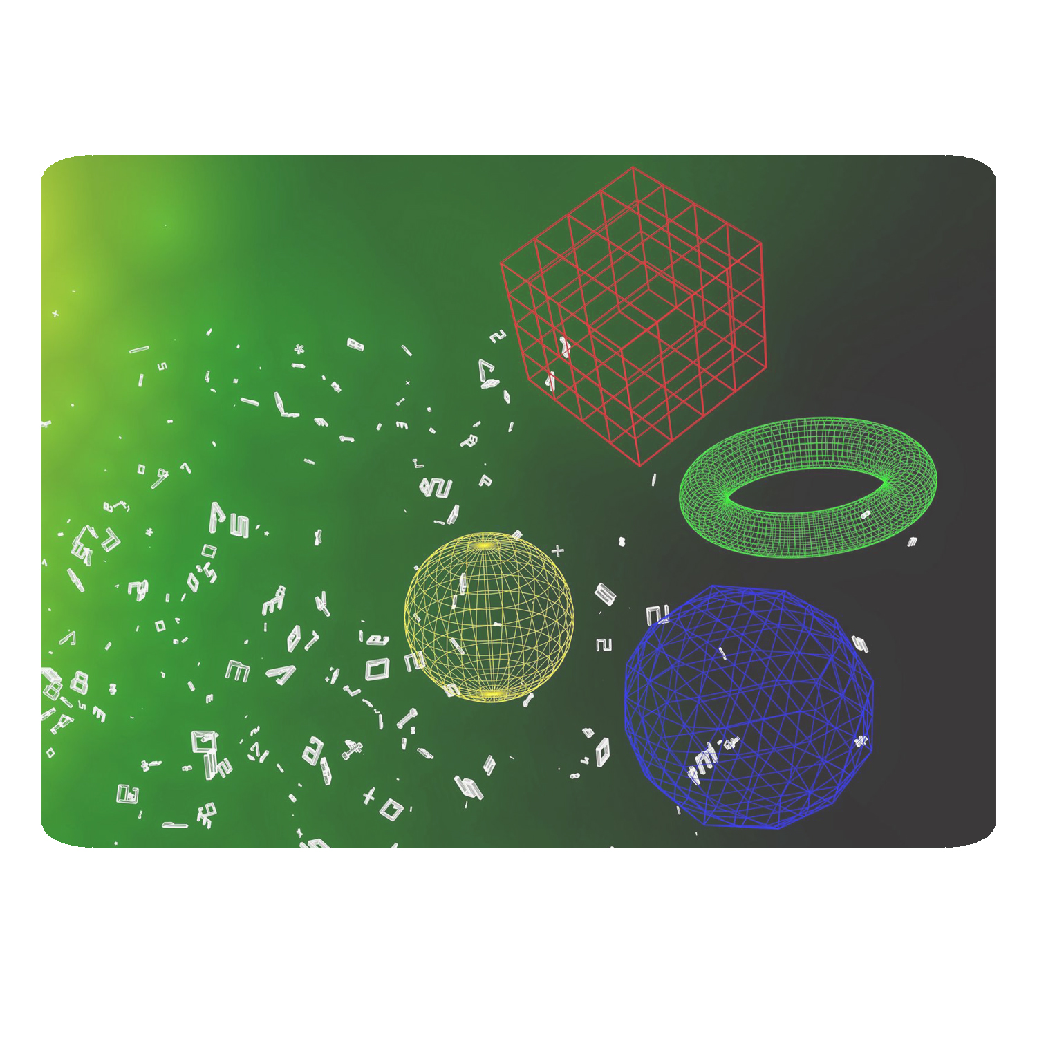 ماوس پد طرح 3D کد B163