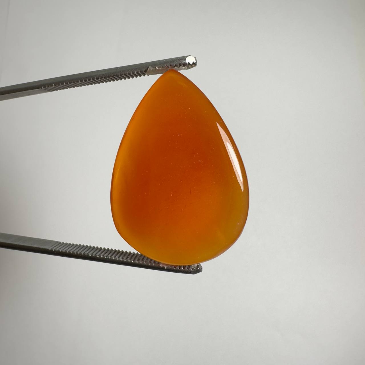 نگین طبیعی اشکی عقیق کارنلین درشت 235366