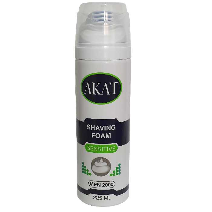 فوم اصلاح آکات مدل sensitive حجم 225 میلی لیتر

