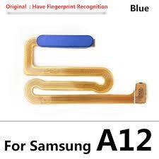 Flat Finger Touch (Home) Samsung A12 Blue