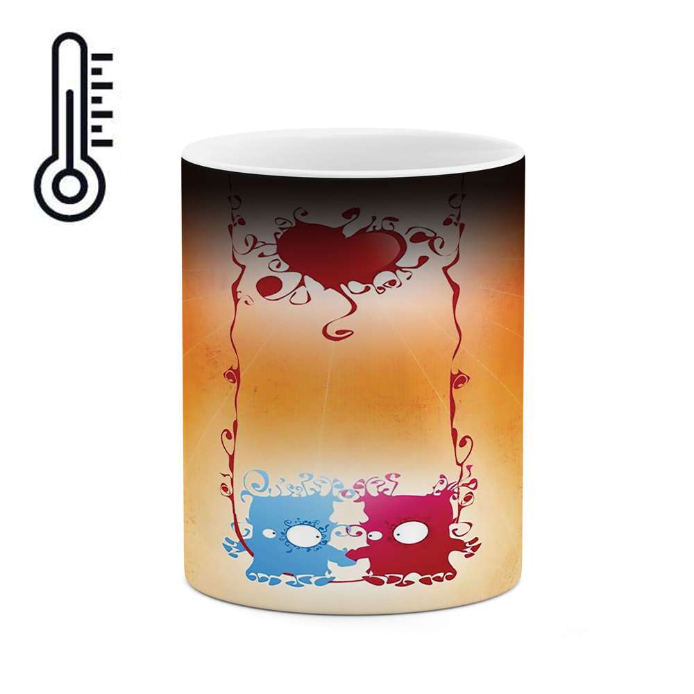 ماگ حرارتی طرح عاشقانه مدل mgh03213