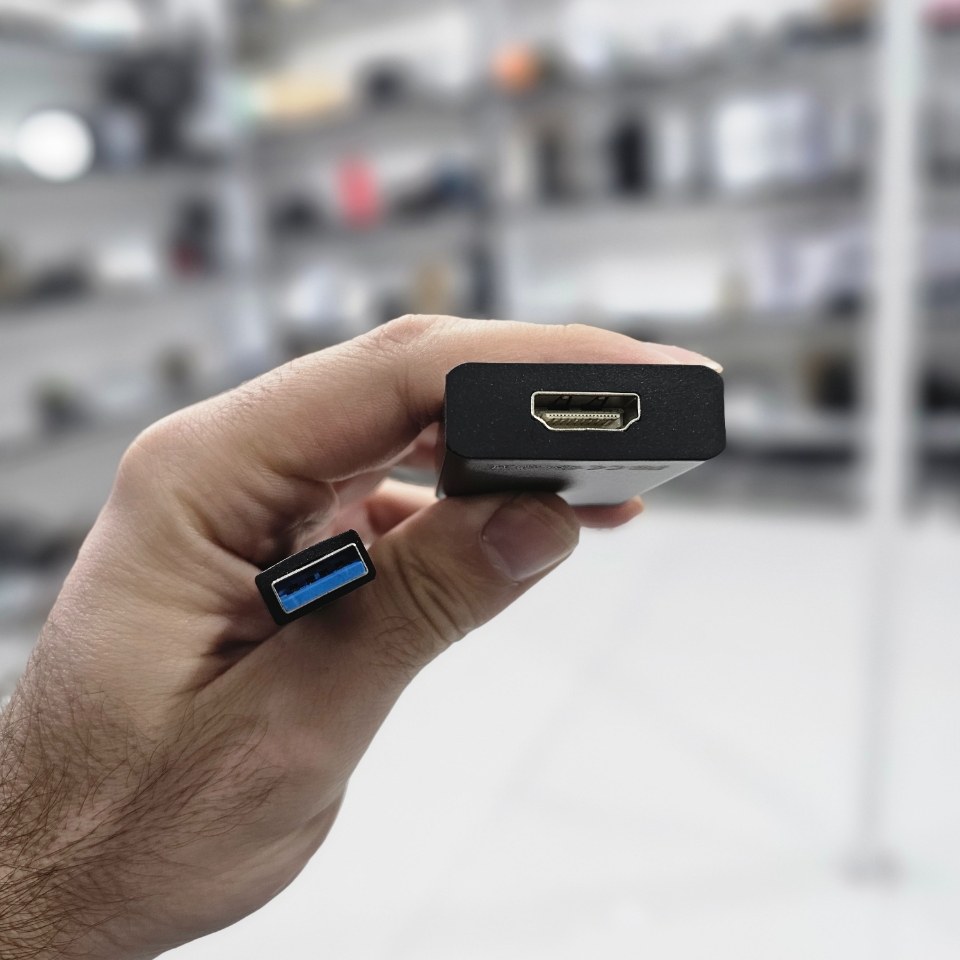 مبدل یو اس بی بە اچ دی ام آی usb به hdmi اورجینال (usb to hdmi)