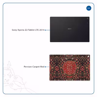 برچسب پوششی ماهوت مدل Iran-Carpet6 مناسب برای تبلت سونی Xperia Z2 Tablet LTE 2014