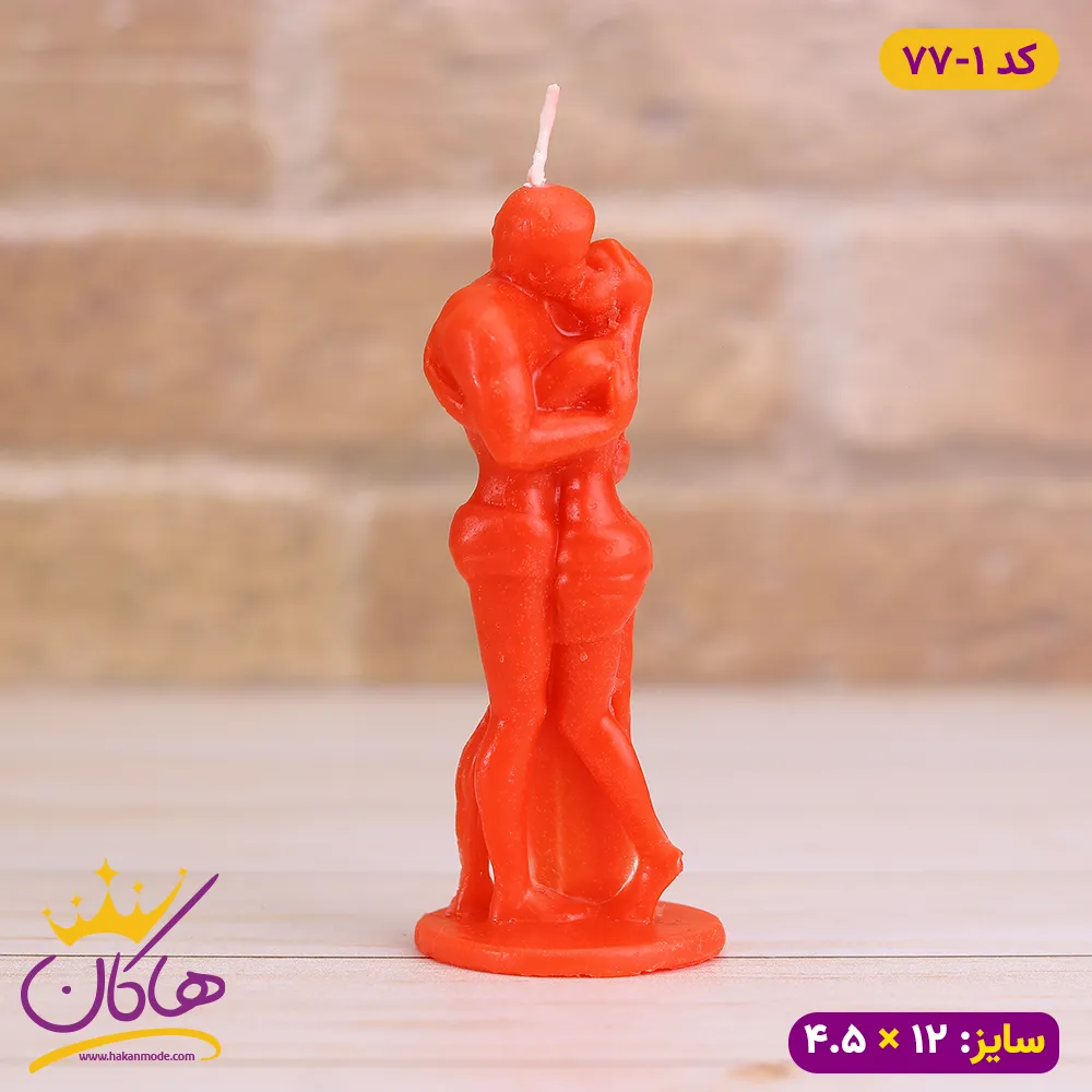 شمع بوسه عاشقانه ولنتاین | کد 77/1