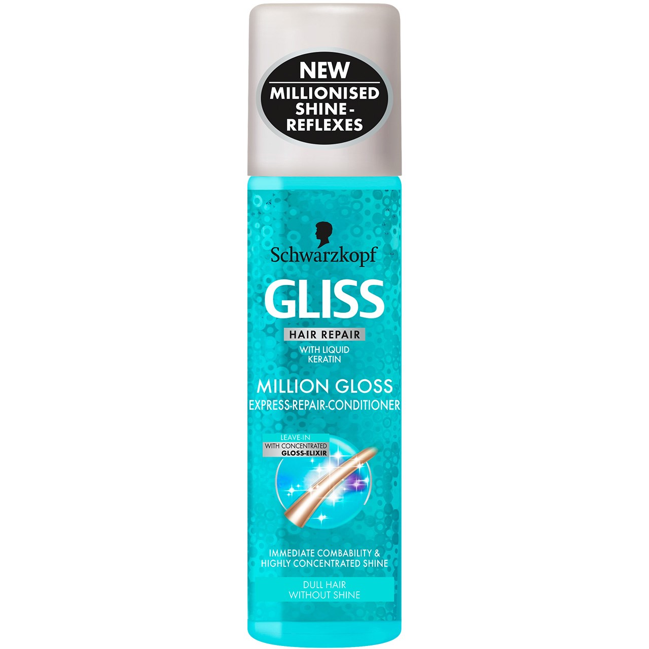 اسپری نرم کننده مو گلیس مدل Million Gloss حجم 200 میلی لیتر