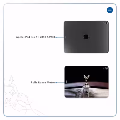 برچسب پوششی ماهوت مدل Rolls-Royce Motor مناسب برای تبلت اپل iPad Pro 11 2018 A1980