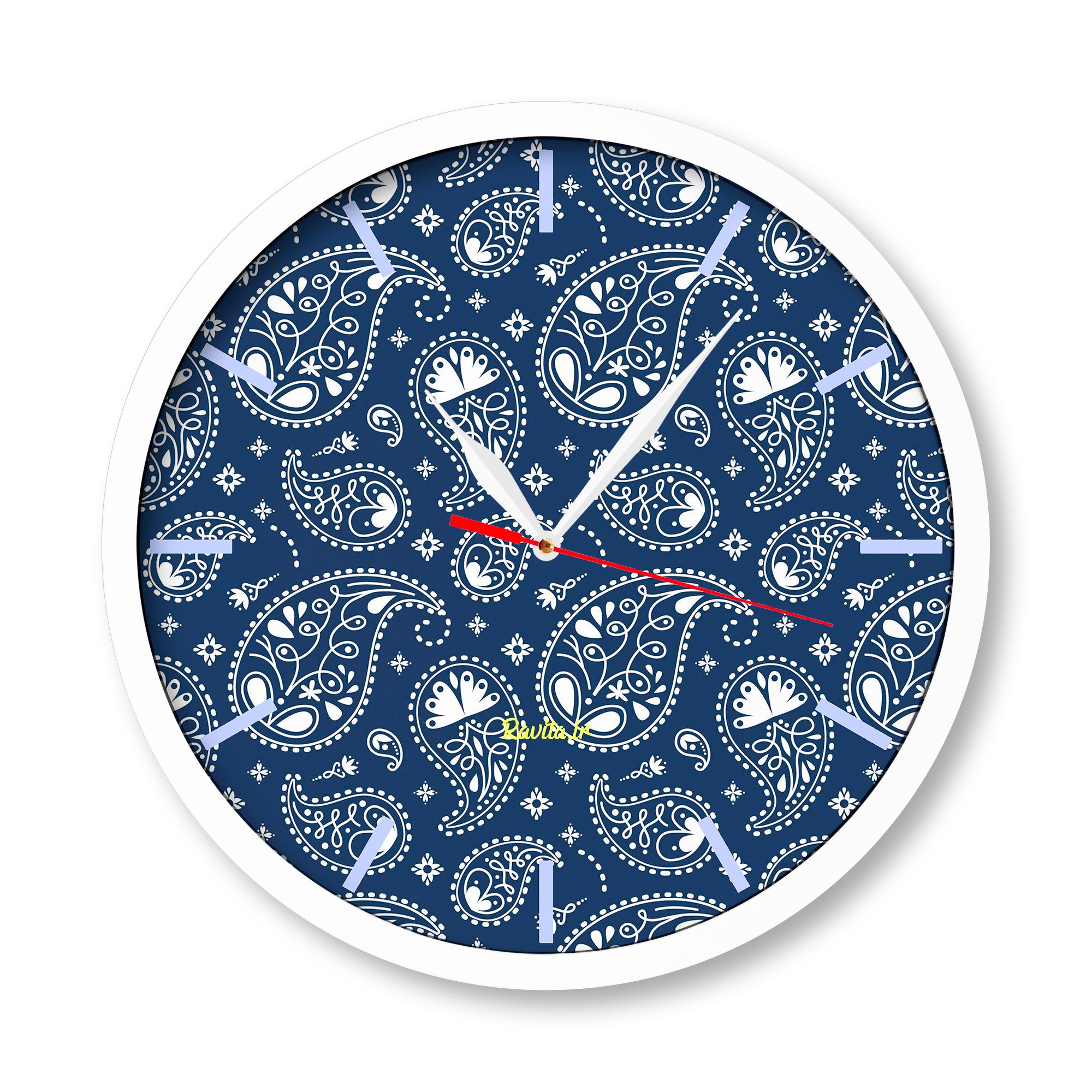 ساعت‌های دیواری راویتا طرح بته جقه 2163
