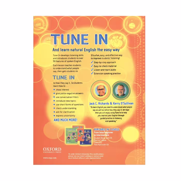 کتاب TUNE IN 2 اثر Jack C. Richards نشر OXFORD