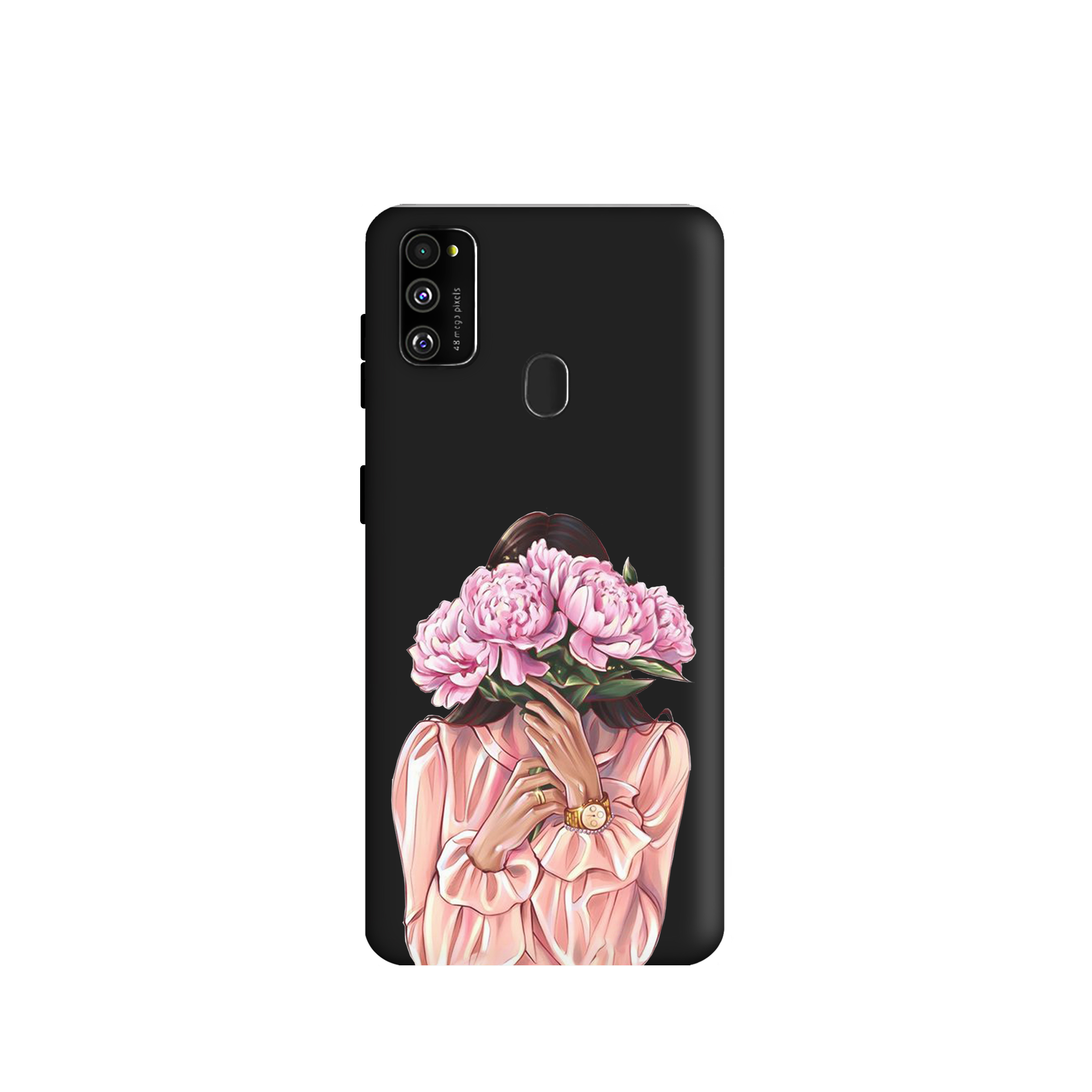 کاور طرح دخترانه گل کد y3688 مناسب برای گوشی موبایل سامسونگ Galaxy M30s / m21