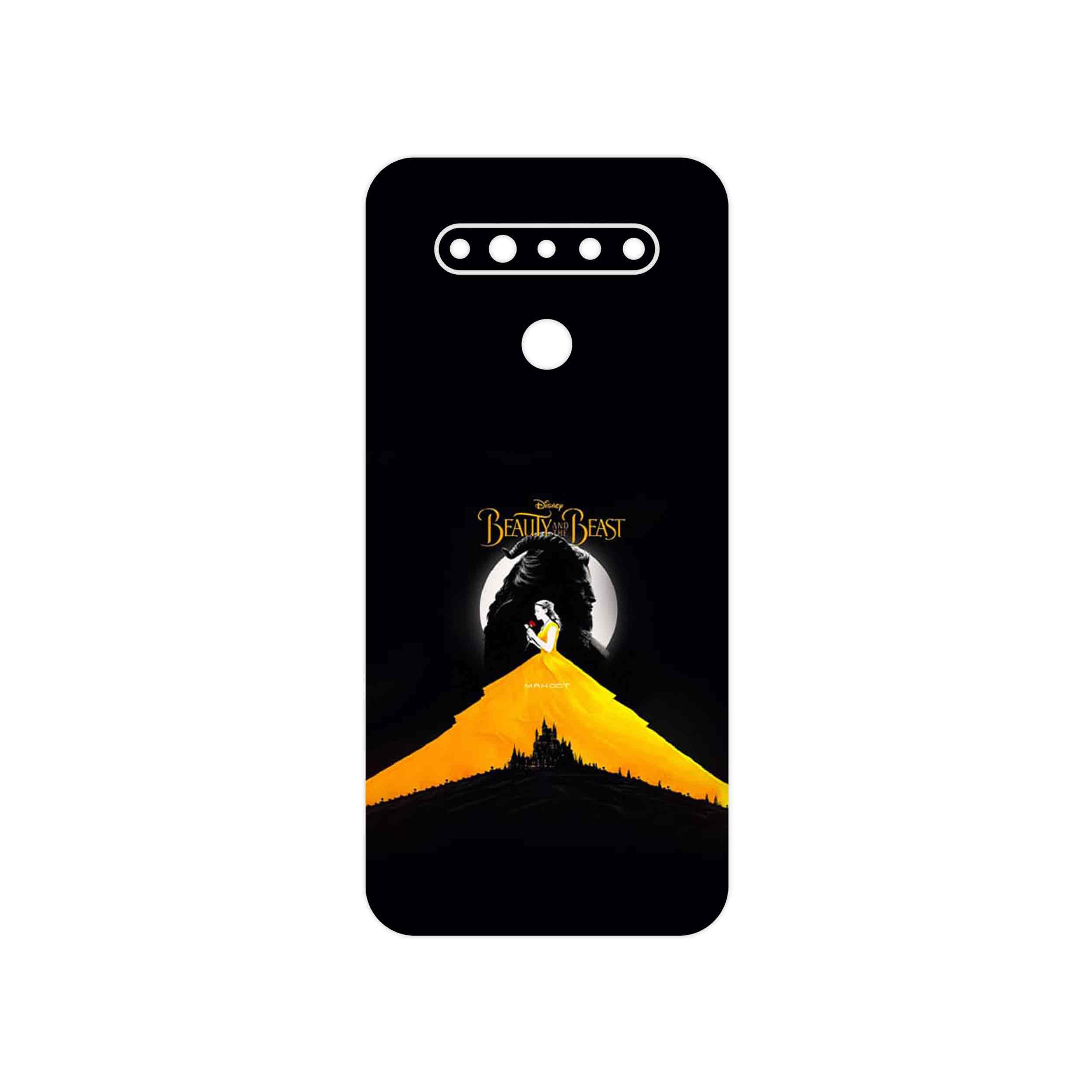 برچسب پوششی ماهوت مدل Beauty and the Beast مناسب برای گوشی موبایل ال جی K41s