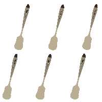 قاشق بستنی خوری کد FR23 بسته 6 عددی