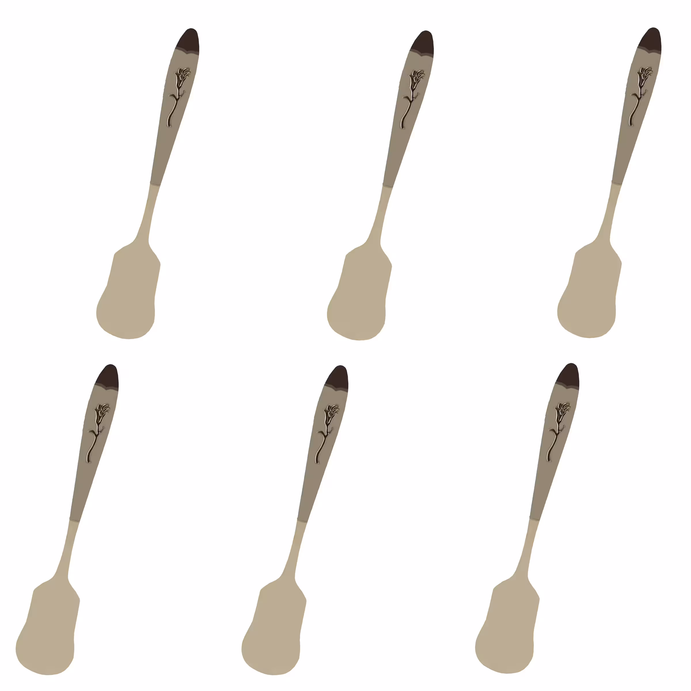 قاشق بستنی خوری کد FR23 بسته 6 عددی