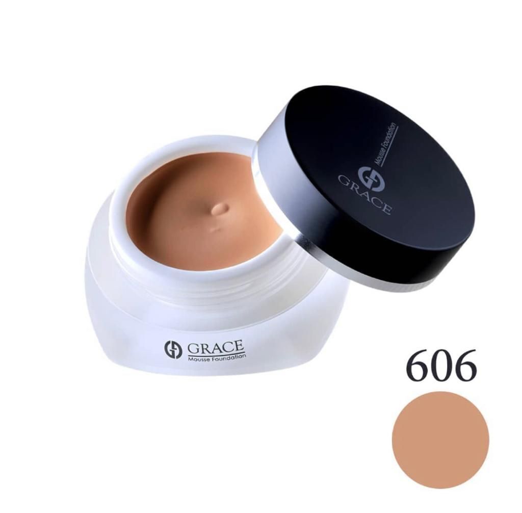 گریس موس آرایشی کرم پودر فشرده گریم 15 میل Grace شماره 606