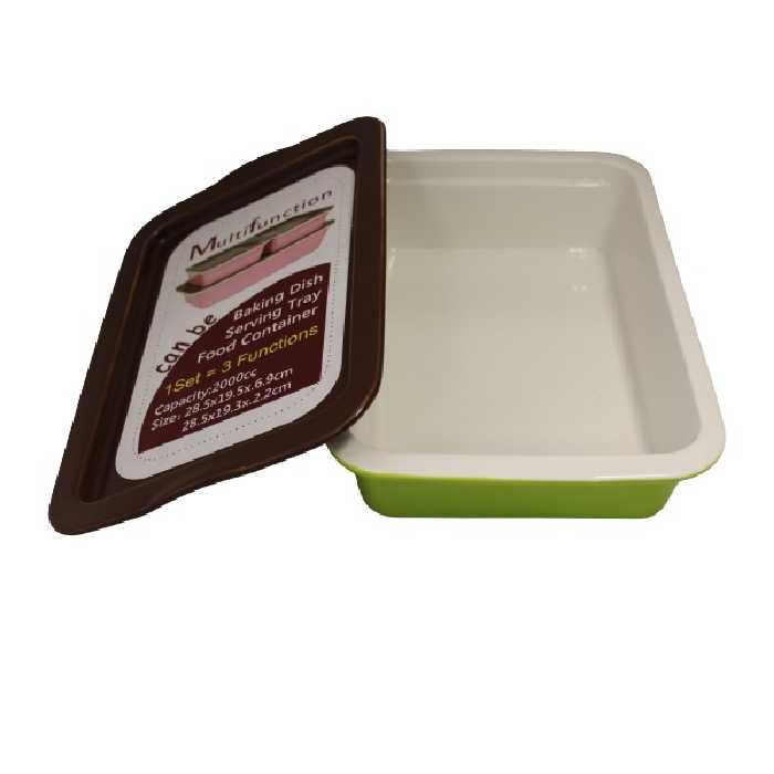 ظرف پخت یونیک استار مدل DC1ZH451-AB مجموعه 3 عددی