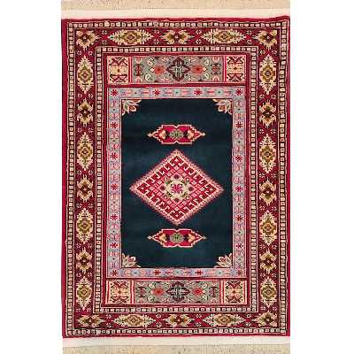 فرش دستبافت یک متری طرح لوزی کد AA280