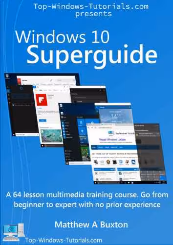 خرید و دانلود نسخه کامل کتاب Windows 10 Superguide
