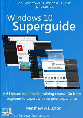 خرید و دانلود نسخه کامل کتاب Windows 10 Superguide