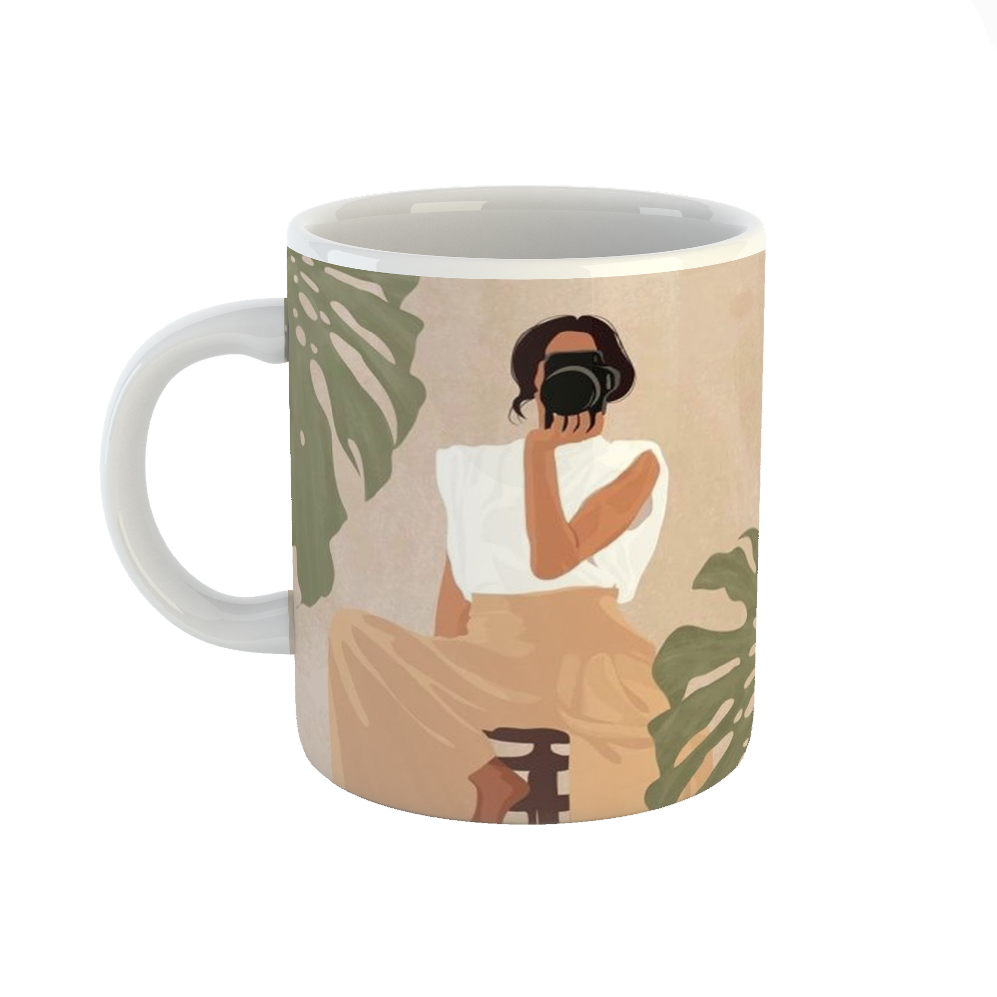 ماگ طرح گرافیکی دخترونه girl  