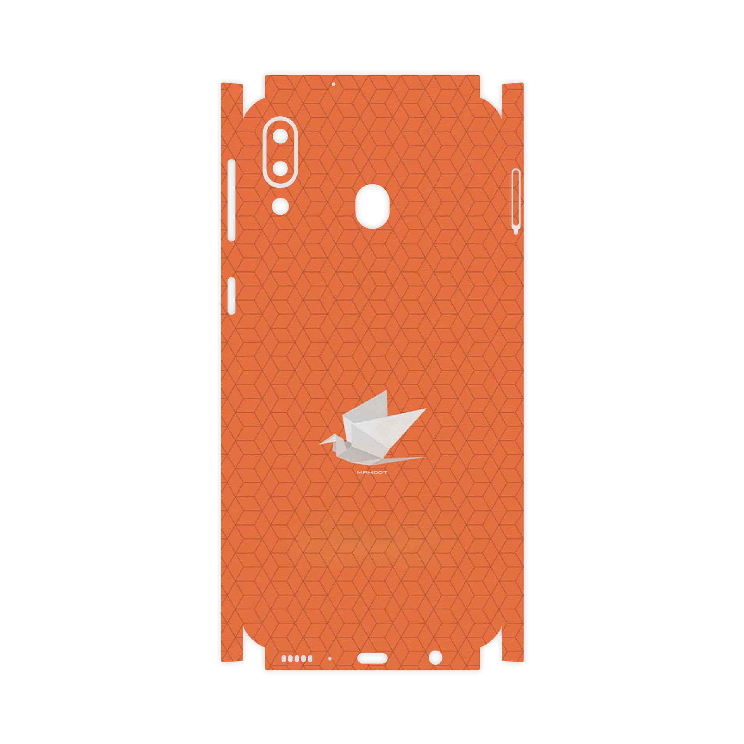 برچسب پوششی ماهوت مدل Minimalist origami bird-FullSkin مناسب برای گوشی موبایل سامسونگ Galaxy M20