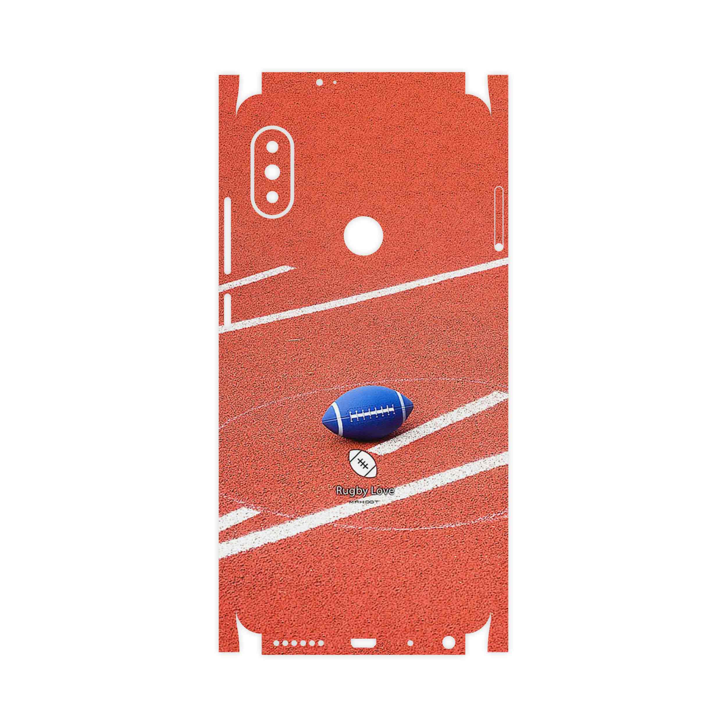 برچسب پوششی ماهوت مدل Rugby football-FullSkin مناسب برای گوشی موبایل شیائومی Redmi Note 5 Pro