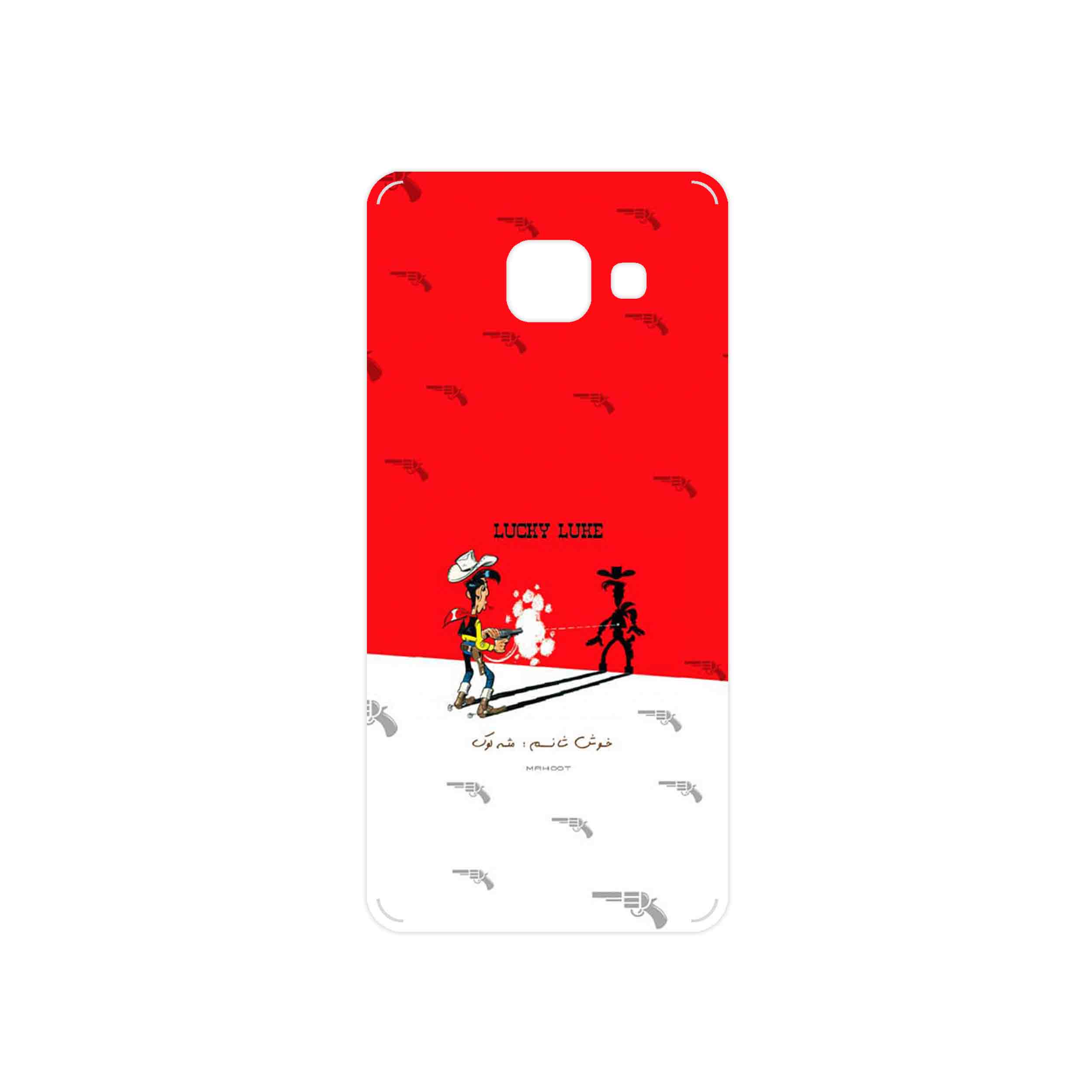برچسب پوششی ماهوت مدل Lucky Luke مناسب برای گوشی موبایل سامسونگ Galaxy A3 2016