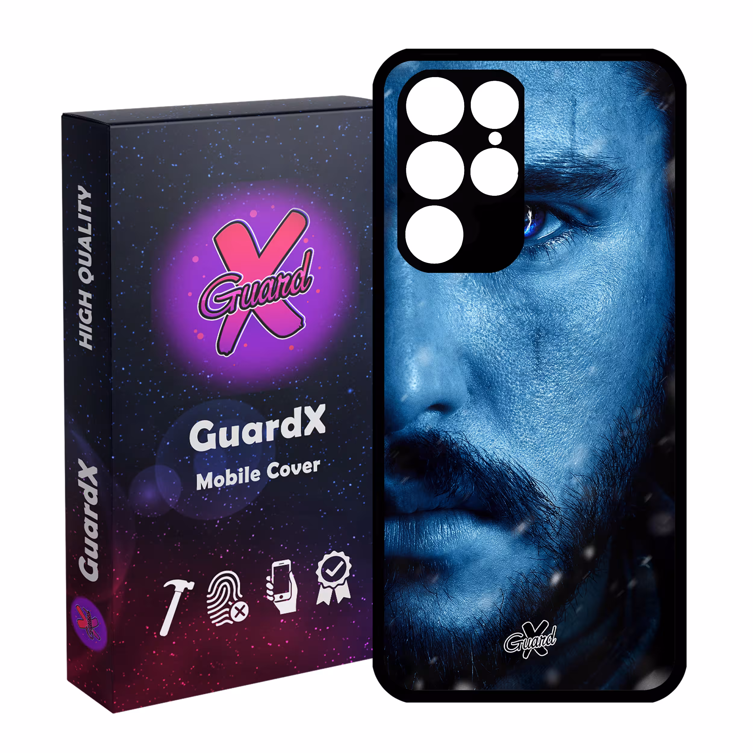 کاور گارد ایکس طرح Jon Snow مدل Glass10203 مناسب برای گوشی موبایل سامسونگ Galaxy S22 Ultra