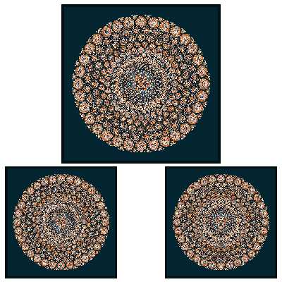 ست رومیزی سه تکه طرح سنتی کد 140093