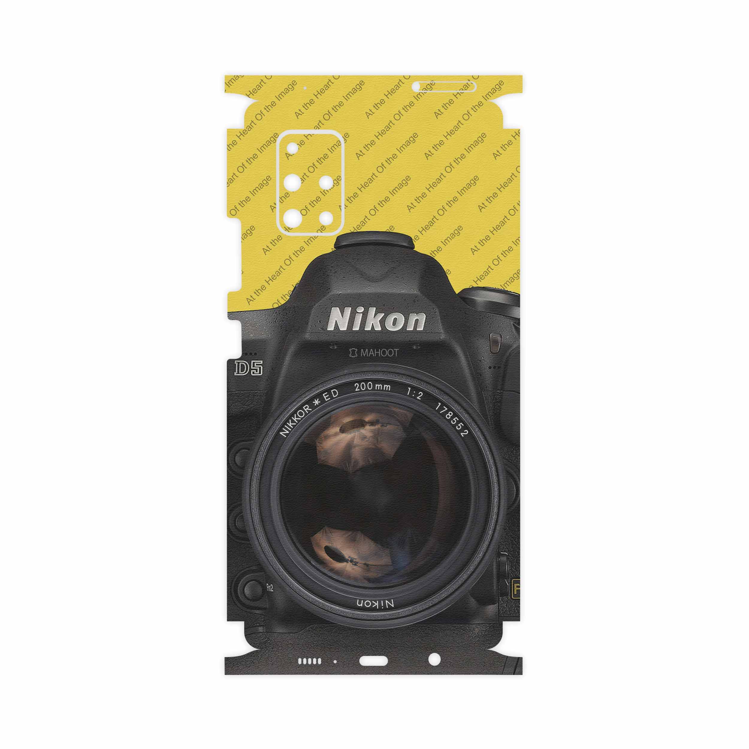 برچسب پوششی ماهوت مدل Nikon-Logo-FullSkin مناسب برای گوشی موبایل سامسونگ Galaxy A71 5G