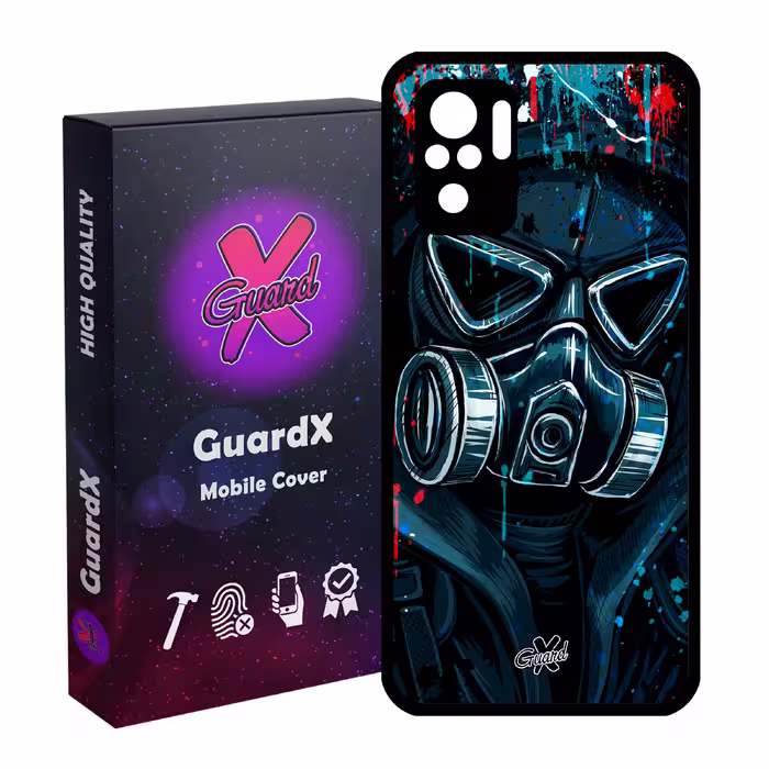 کاور گارد ایکس طرح Mask مدل Glass10170 مناسب برای گوشی موبایل شیائومی Redmi Note 10 4G / Note 10S