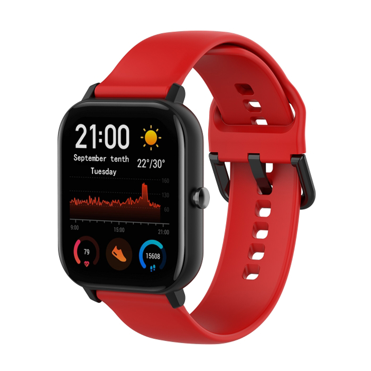 بند گودزیلا مدل Ro-Sil-SQ مناسب برای ساعت هوشمند هایلو GS LS09A