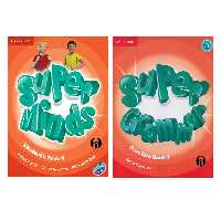 کتاب Super Minds And Super Grammar 4 اثر جمعی از نویسندگان انتشارات الوندپویان دو جلدی