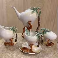 چای خوری وارداتی طرح نخل و شترمارک ونیز(پسکرایه)